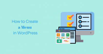 How to create a menu in WordPress