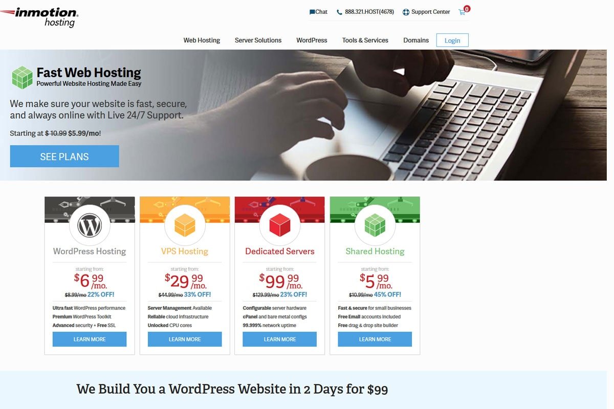 inmotion-fastest-WordPress-hosting