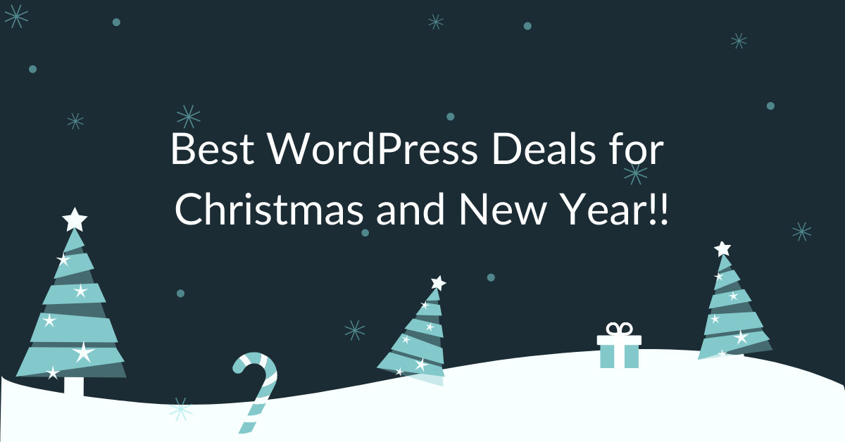 Best WordPress Christmas and New Year deals of this year.
