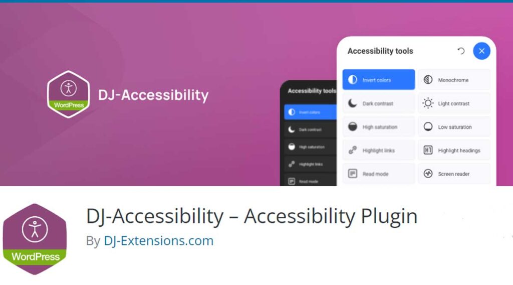 DJ- Accessibility plugin