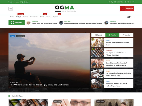 Ogma Theme: Best WordPress Theme