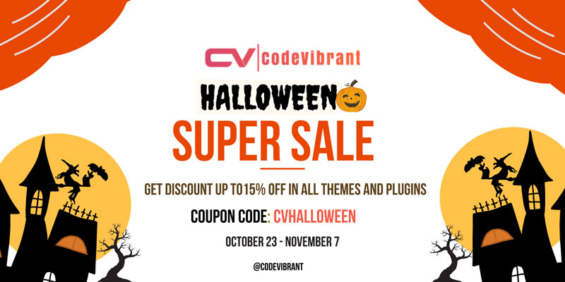 Halloween Deals: Code Vibrant