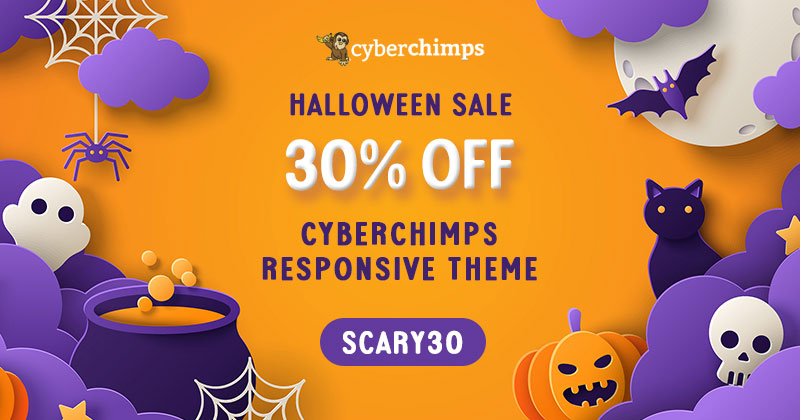Halloween WordPress Deal: CyberChimps