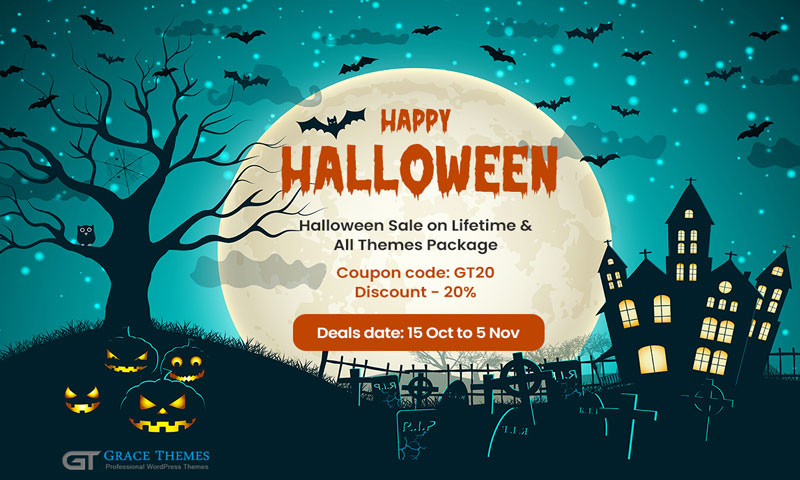 Halloween WordPress Deals: Grace Themes