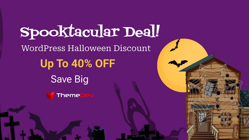 Halloween WordPress deal: ThemeDev