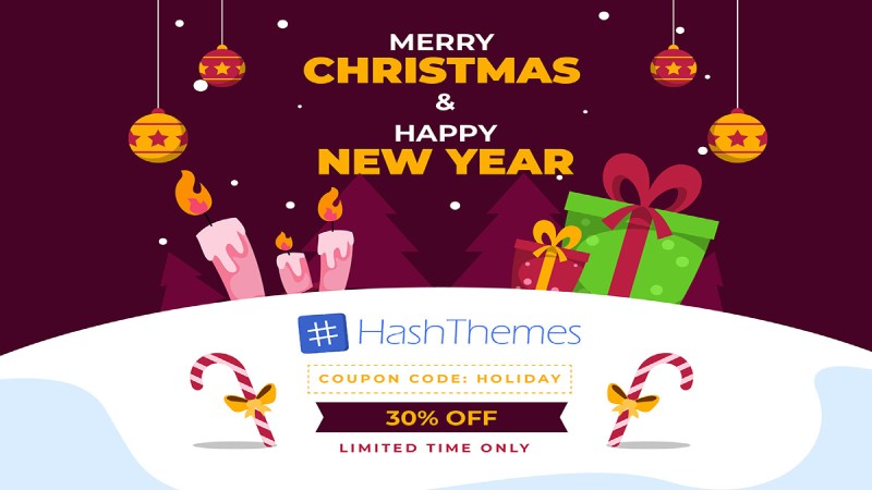 Best WordPress Christmas and New year Deals: Hash Themes