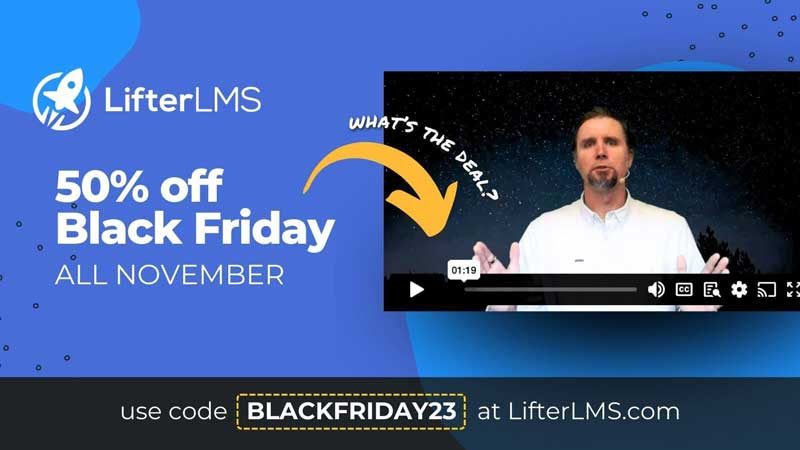 WordPress BFCM Deals: Lifter LMS