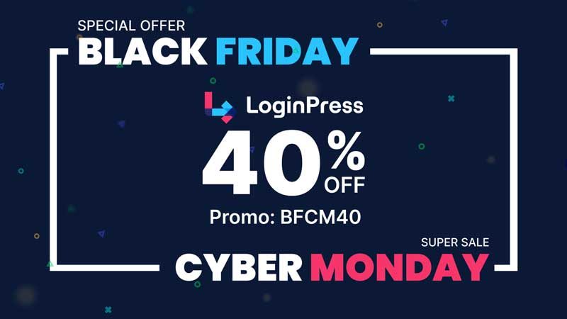Best Black Friday and Cyber Monday Deala: Login Press